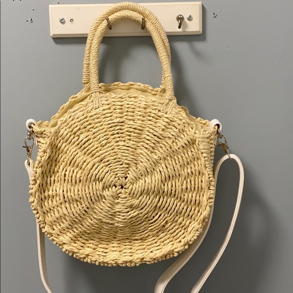 Crossbody Straw Bag